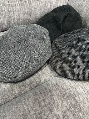 Lot of 3 Paperboy Flat Caps All Size XL Men’s